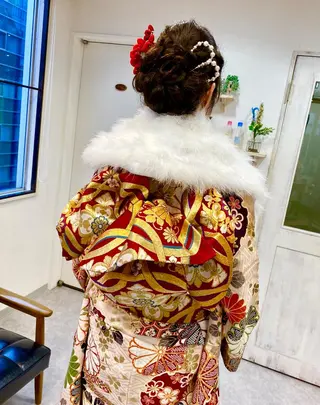 ロング 🌟ROUGE 🧸おびつななみのヘアスタイル