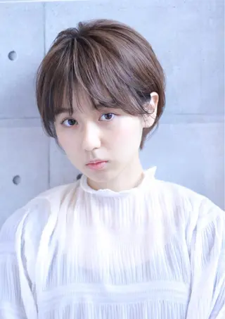 ショート ぱつっとボブ/ 小野あかねのヘアスタイル