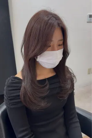 ミディアム カラー 【ヘアディレクター】 りくのヘアスタイル