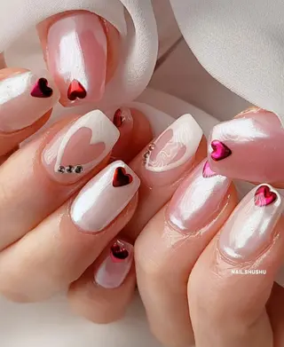 ネイル 3dパーツ/流行り 👧shushu❤️のネイルデザイン