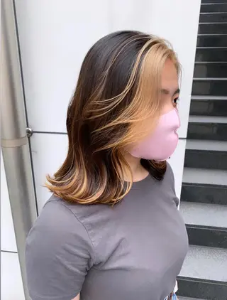 セミロング カラー 💘大人可愛く💘 Natsuki❥❥❥のヘアスタイル