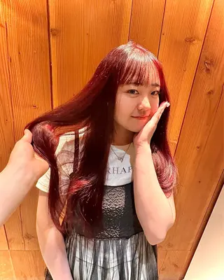 カラー 為頭 りたのヘアスタイル