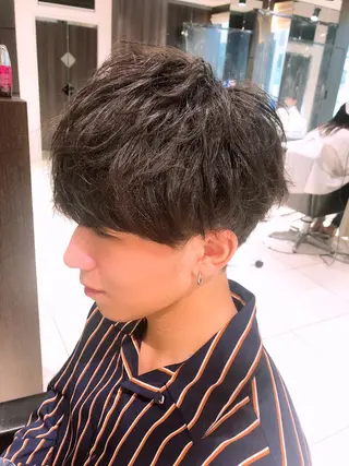 メンズ 海外レイヤー鯉渕 【海外風メンズも◎】のヘアスタイル