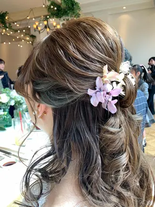 カラー おせ ちさとのヘアスタイル