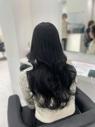 ロング カラー 赤み消し透明感🩶 銀座Ryota🩶のヘアスタイル