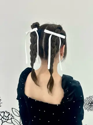 ロング ヘアアレンジ 👔ボブ﹨髪質改善 ストレート🩳ももかのヘアスタイル