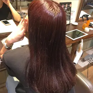 ロング カラー chakura めいのヘアスタイル