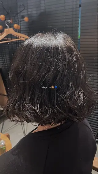 ミディアム パーマ rin 🖤〈大宮〉のヘアスタイル