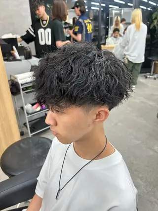 ショート パーマ メンズ 🐺森 雄飛/メンズ 韓国ヘアのヘアスタイル