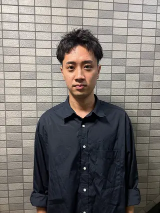 ショート パーマ メンズ 💈メンズ短髪特化 ✂︎伊藤大輝💈のヘアスタイル