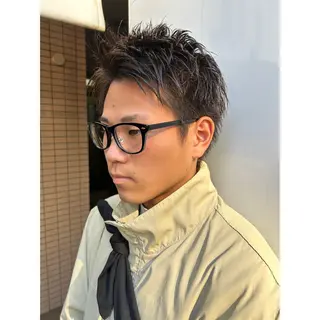ショート パーマ メンズ 💈メンズ短髪特化 ✂︎伊藤大輝💈のヘアスタイル