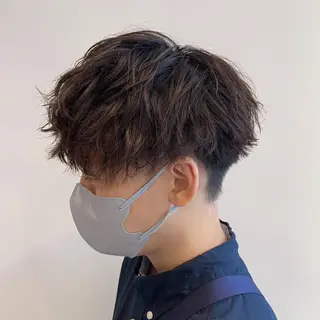 パーマ メンズ メンズ縮毛矯正 ♠️店長下平隼人のヘアスタイル