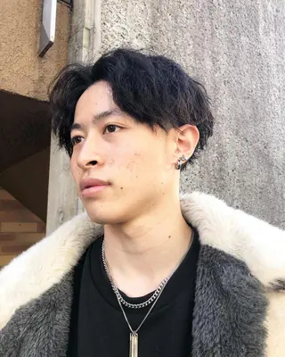 パーマ ヘアアレンジ メンズ メンズ特化✂️栗原 侑也のヘアスタイル