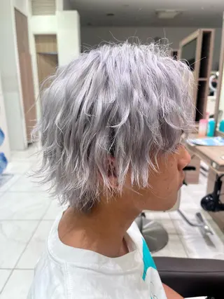 カラー メンズ 🐈‍⬛SARA🎀 縮毛矯正のヘアスタイル