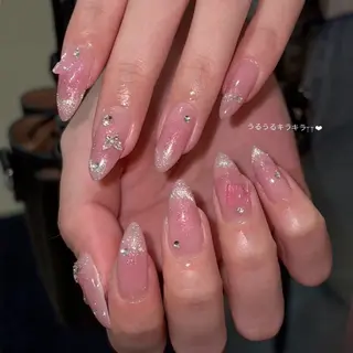 ネイル 🎀nana🫧 ワンホンネイル🎀のネイルデザイン