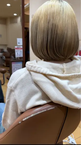 ミディアム ボブ/ゆるふわ ボブパーマ/とういのヘアスタイル