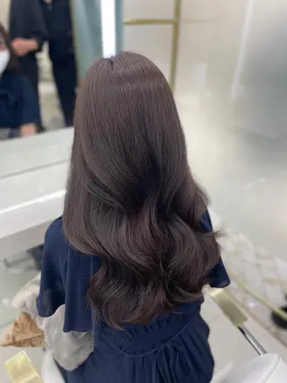 ロング カラー ヘアアレンジ 前髪/似合わせカット COA こも.のヘアスタイル