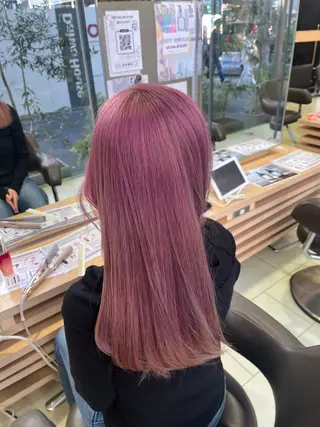 ロング カラー シャドウパーマ/ピン パーマ/だいじゅのヘアスタイル