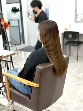 ロング 男性女性カットモデル 募集中西郷桃代のヘアスタイル