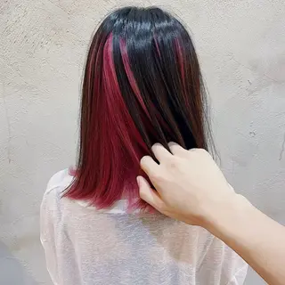 ロング カラー 矢澤涼夏 🎀ツヤ髪のヘアスタイル