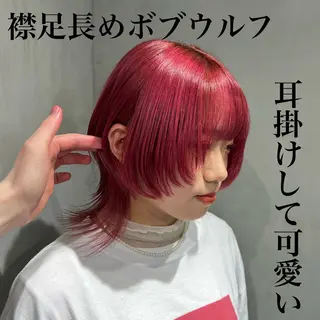 ミディアム 🐺立川のウルフ屋 さん🐺おかみ🐺のヘアスタイル