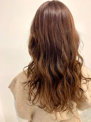 ロング カラー 肌に馴染むカラー 梅田・増田のヘアスタイル