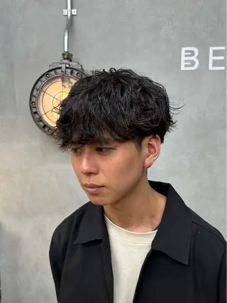 パーマ メンズ BELO OSAKA マオのヘアスタイル