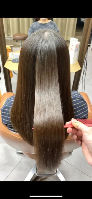 ロング 【縮毛矯正・艶髪】 髪質改善　橋本🌟のヘアスタイル