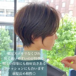 ショート ショート/レイヤー カット/服部タカノリのヘアスタイル