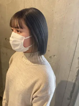 ショート カラー 髪質改善.縮毛矯正 ×韓国ヘアyukiのヘアスタイル