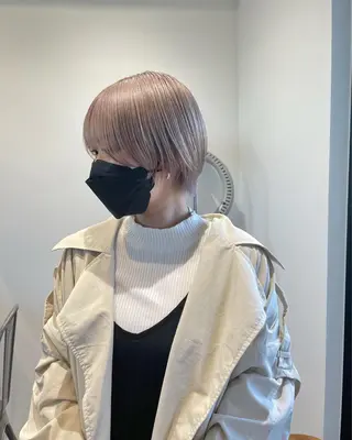 ショート カラー メンズ特化 パーマ/オザワのヘアスタイル
