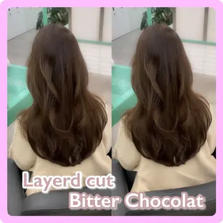 セミロング カラー 推しヘア🎀 NATSUNEのヘアスタイル