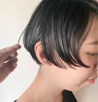 ショート くせ毛×ショート 上岡勇祐のヘアスタイル