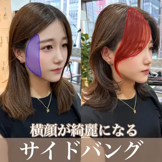ロング カラー 🇰🇷韓国風くびれ ヘア🇰🇷中村優大のヘアスタイル