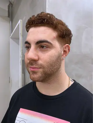 カラー メンズ メンズカット パーマ[佐橋]のヘアスタイル