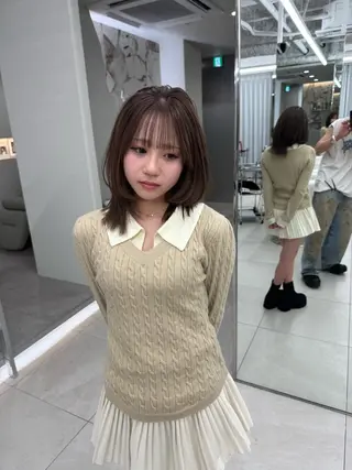 ショート カラー 栄美容師/kiti /ボブ/ケントのヘアスタイル