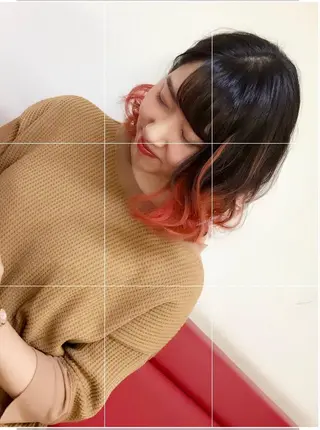 ミディアム カラー パーマ ヘアアレンジ ネイル マツエク・マツパ 吉川 宙翔のヘアスタイル