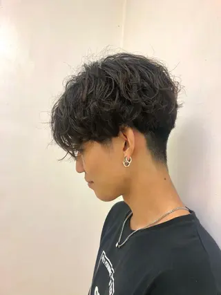 パーマ メンズ 🌻透明感カラー🌻 阿井希良梨のヘアスタイル