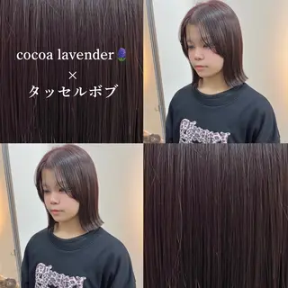 ミディアム カラー パーマ 《柔らかhair𓍯 》木村美姫のヘアスタイル