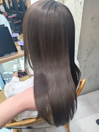 セミロング カラー ヘアアレンジ/柔らか 艶カラー/AKARIのヘアスタイル