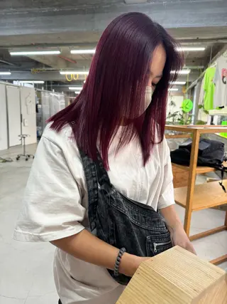 ミディアム サトウ レンマのヘアスタイル