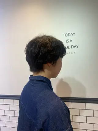 ショート ショート/ボブ/顔周 りレイヤー/RINAのヘアスタイル