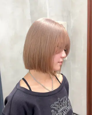 ミディアム カラー ブリーチ　ハイトーン 特化🌈フジタハルキのヘアスタイル