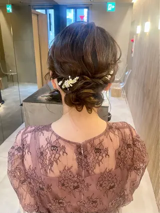 セミロング ヘアセット ✴︎Mai✴︎銀座のヘアスタイル