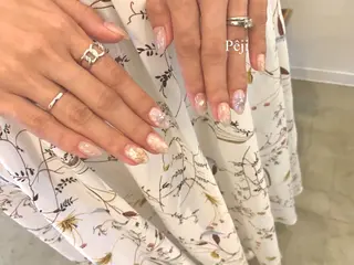 セミロング m kaori𓃟のネイルデザイン