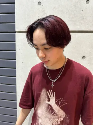 ショート カラー メンズ 脇田 光理のヘアスタイル