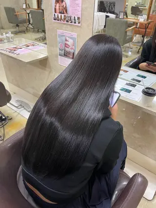 ロング パーマ 縮毛・酸性ストレート 特化のヘアスタイル