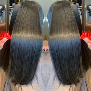 ロング 比嘉 翼のヘアスタイル
