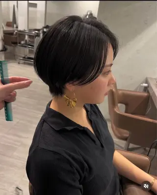 ショート カラー 縮毛矯正 特化生田のヘアスタイル