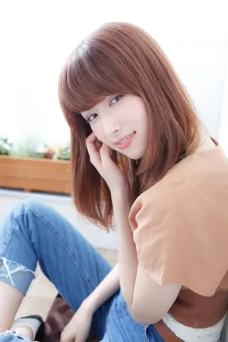 セミロング カラー マツエク・マツパ 横浜Bob美容師🤎 ERINAのヘアスタイル